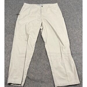 Columbia Men's PFG Cargo Pants Size 38 Beige‎ Lined Outdoor Camp Hiking Fishing